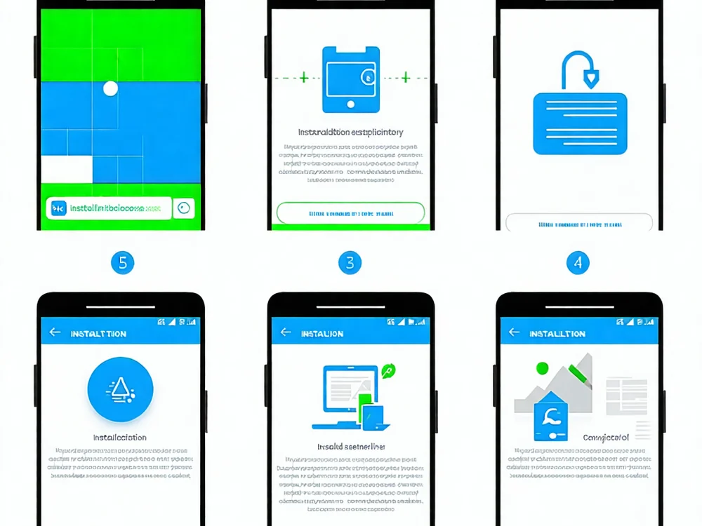 Hướng dẫn từng bước tải và cài đặt ứng dụng NH88 trên điện thoại Android, bao gồm hình ảnh minh họa các bước.