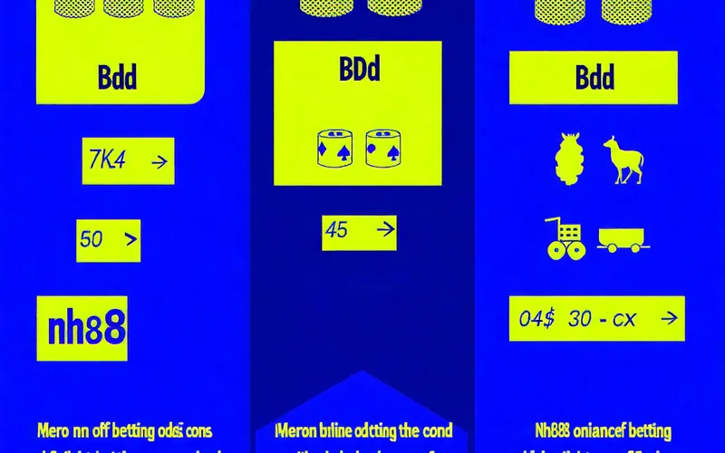 Minh họa các loại kèo cược Meron, Wala, BDD trong đá gà trực tuyến NH88