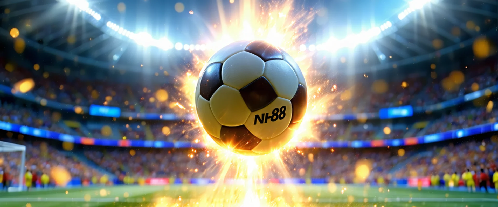 Hình ảnh sân vận động La Liga với logo NH88, nh88 com, nh88 app, tai nh88, nh88 link, nh88 đăng nhập