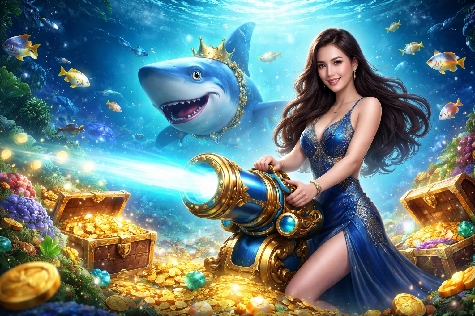 Hình ảnh game bắn cá sống động với điểm số cao