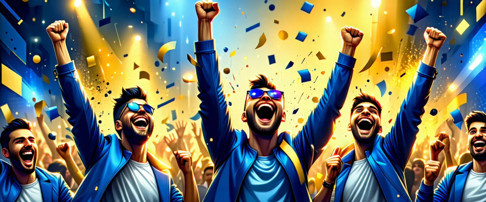 Hình ảnh người chơi NH88 ăn mừng chiến thắng, minh chứng cho câu chuyện thành công tại NH88.com