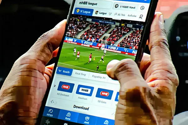 Giao diện ứng dụng NH88 trên điện thoại di động