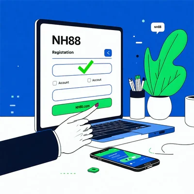 Biểu tượng đăng ký tài khoản trên NH88, nh88 com