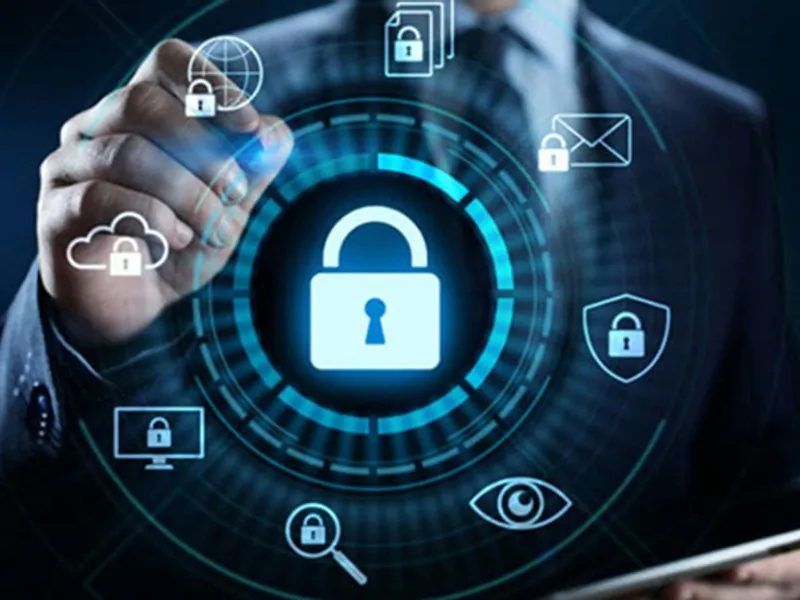 Biểu tượng bảo mật dữ liệu trên nền tảng NH88