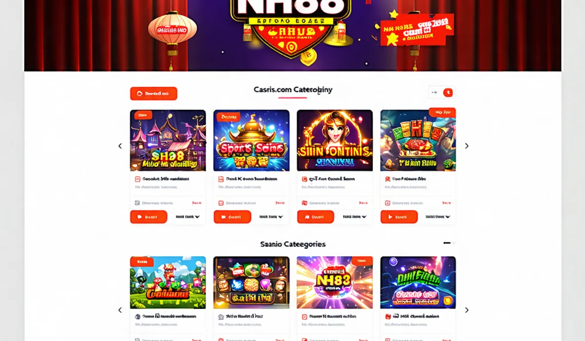 Nền tảng NH88, nh88.com với giao diện thân thiện