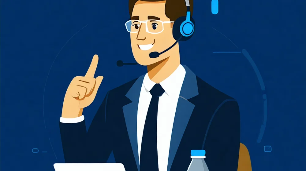 Hình ảnh biểu tượng cho dịch vụ chăm sóc khách hàng cá nhân hóa của NH88, với hình ảnh một người đại diện VIP đang tương tác với khách hàng, thể hiện sự chuyên nghiệp và tận tâm.