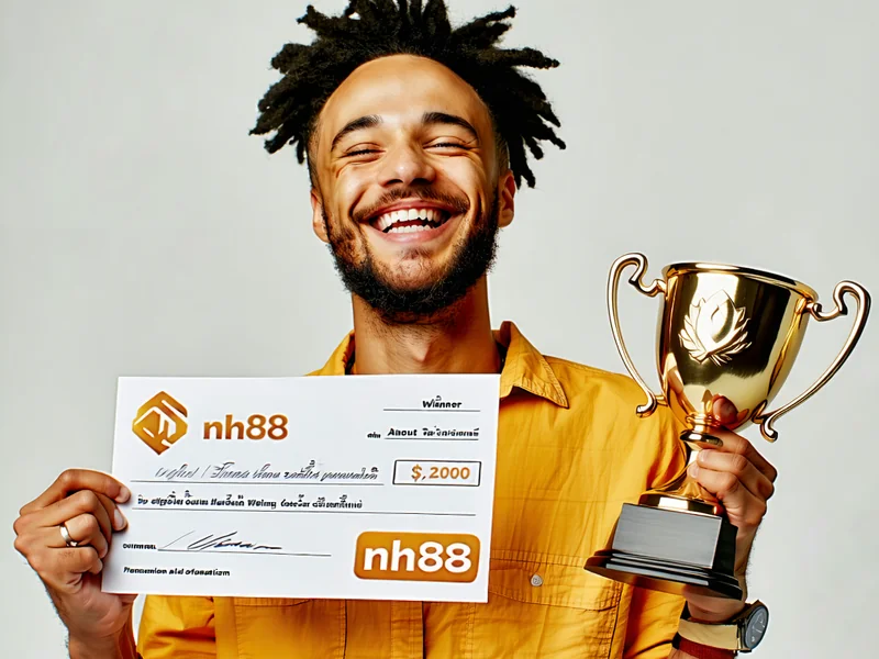 Hình ảnh người chơi thắng lớn tại NH88, tượng trưng cho câu chuyện thành công.