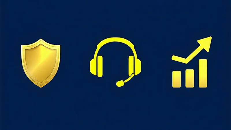 Các biểu tượng tượng trưng cho chất lượng, dịch vụ, đổi mới của NH88