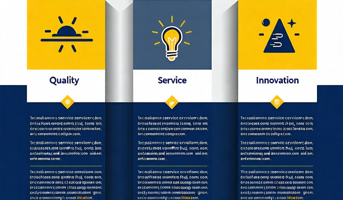 Hình ảnh biểu đồ hoặc infographic thể hiện các giá trị cốt lõi của NH88